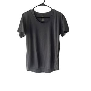 REI‎ Women's Size Medium Heathered Blue Short Sleeve Performance Outdoor Top